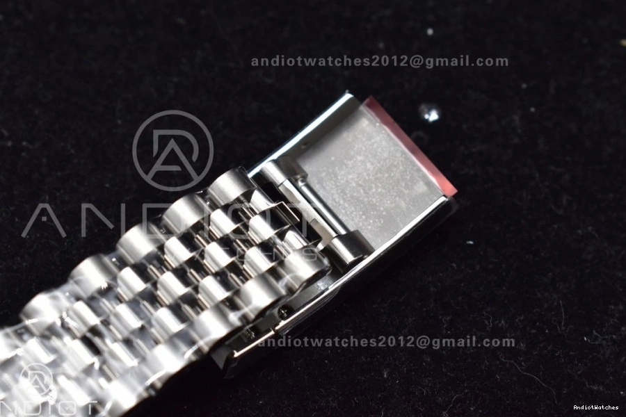 Best Bracelet 36 Jubilee 417 Steel Stick 126234 Black VSF Bright 1:1 on SS DateJust VS Dial Edition 904L 0118